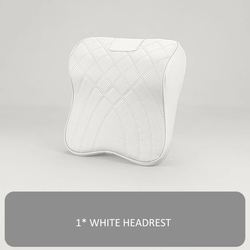 

Автомобильная подушка для подголовника, дышащая хлопковая поясничная Подушка с эффектом памяти, эргономичный дизайн, поддержка поясницы, для путешествий