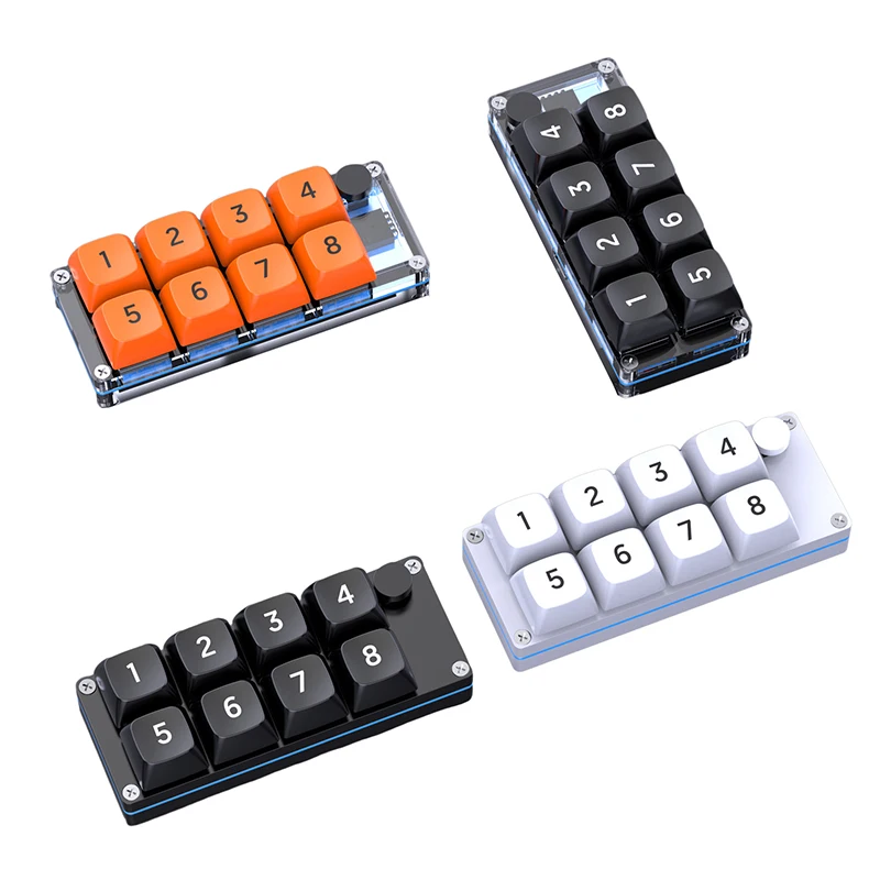 8-клавишная ярлык макропрограммируемая полностью с возможностью горячей замены