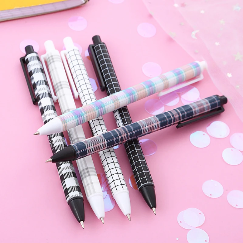 

1pc Cloth Pattern Pressing Pen Creative School Office Gel Pens Kawai Thing Kids Student Prize Cute Funny Stationery