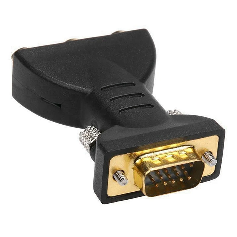 Адаптер видеоразъема 3RCA RGB мама в HD 15-контактный VGA-разъем