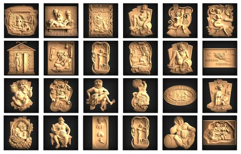 Коллекция 3D моделей саун STL для ЧПУ