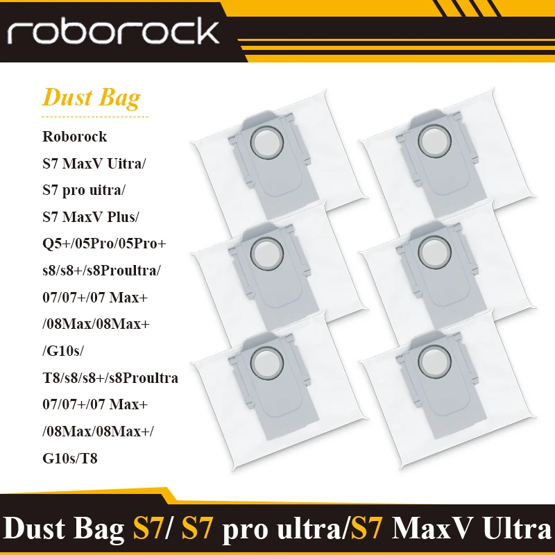 Для Roborock S7/S8 +/S8 Pro Ultra/S7 MaxV Ultra/Q7 +/Q7 Max +/Q5 + пылесборник самопустая док-станция
