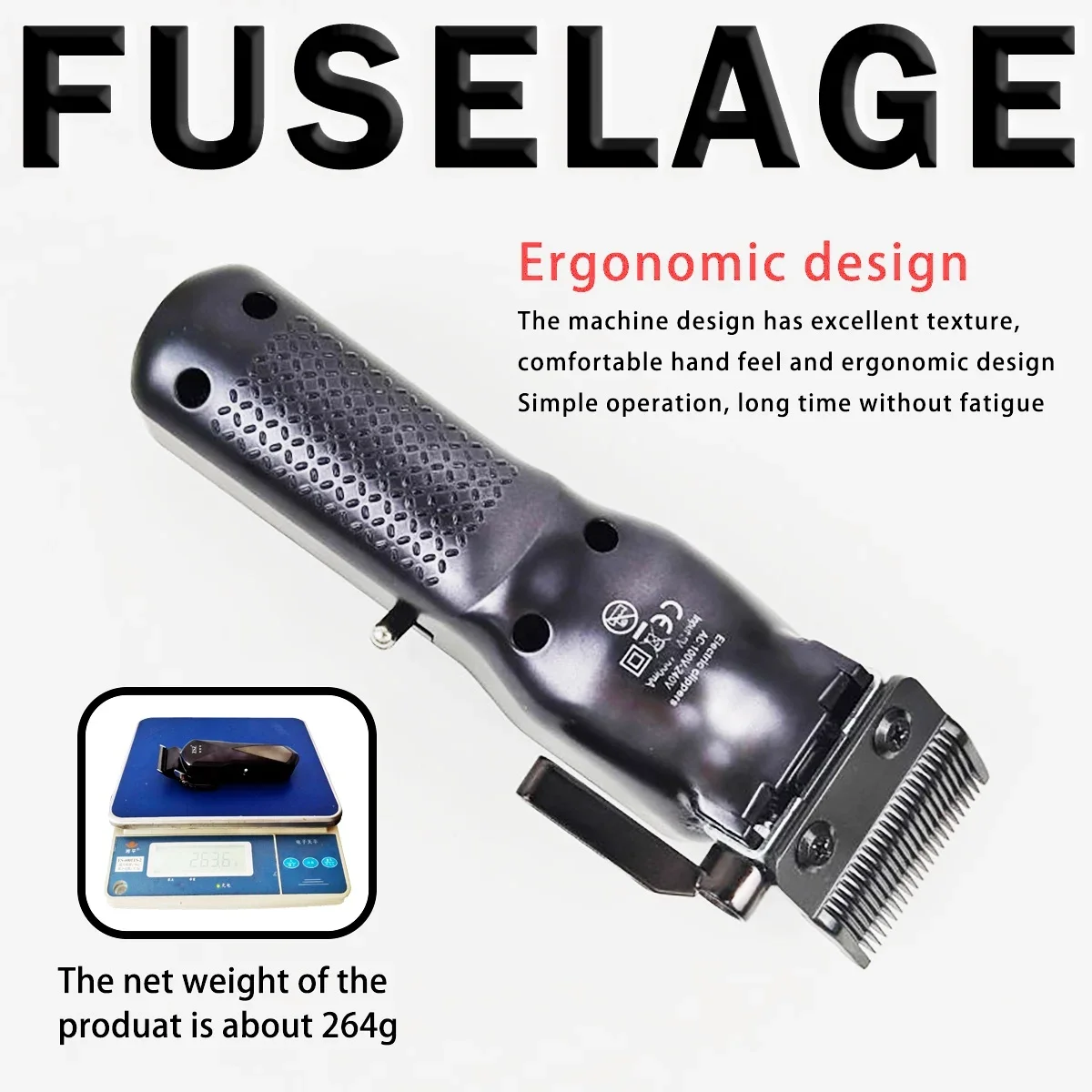 Профессиональная электрическая машинка для стрижки волос ZSZ N35 высокоскоростной