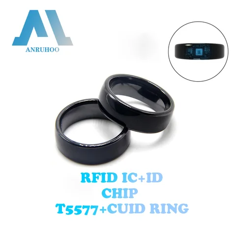 Новый RFID смарт-чип КОЛЬЦО IC + ID перезаписываемый ключ 125 кГц T5577 клон значок 13,56 МГц CUID копировальная бирка копировальный жетон