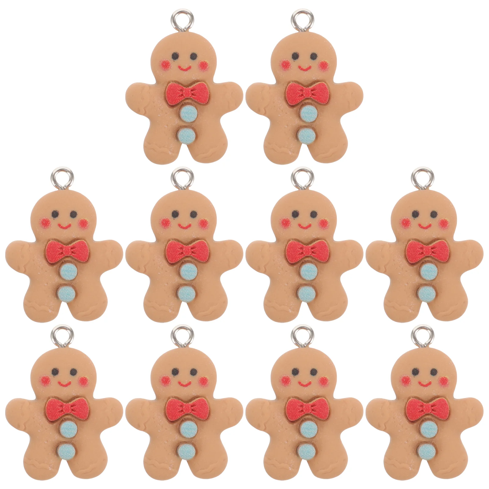 

Gingerbread Man Earrings Charms Jewelry Making Dangle Drop Necklace Supplies Pendants Crafting Findings Vintage