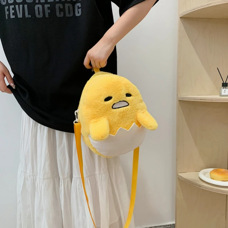 Горячая аниме-сумка 1985, серия Gudetama, кавайный рюкзак с героями мультфильмов, сумка на плечо с ленивым яйцом, милая модная кукла, подарок на день рождения (art.: 3920d2cdb32cc) - 3920d2cdb32cc