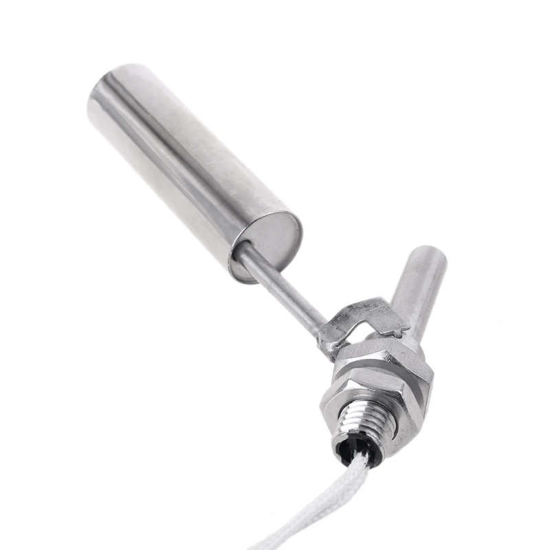 

0-220V AC/DC Stainless Steel Water Float Switch Level Switch Level Sensor M10 Thread For Humidifiers Water Towers Kitchen Equip
