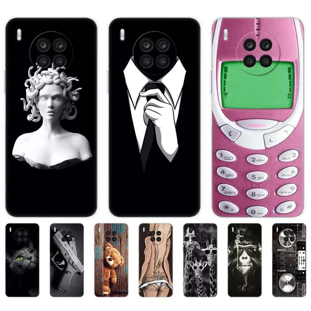 

fashionablefashionableFor Honor 50 Lite Case 6.67inch Silicon Back Cover Phone Case For Huawei Honor 50 Lite Soft Case TPU Bumpe