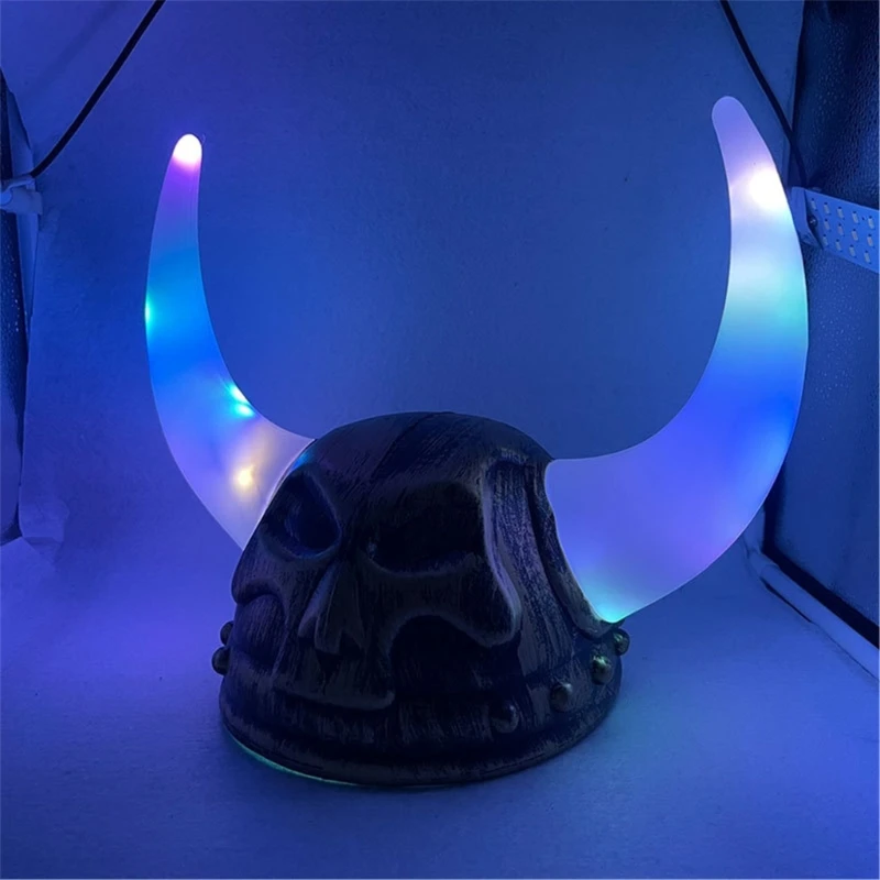 Средневековые шлемы викингов с рогами пластиковые норвежцы варварская шляпа