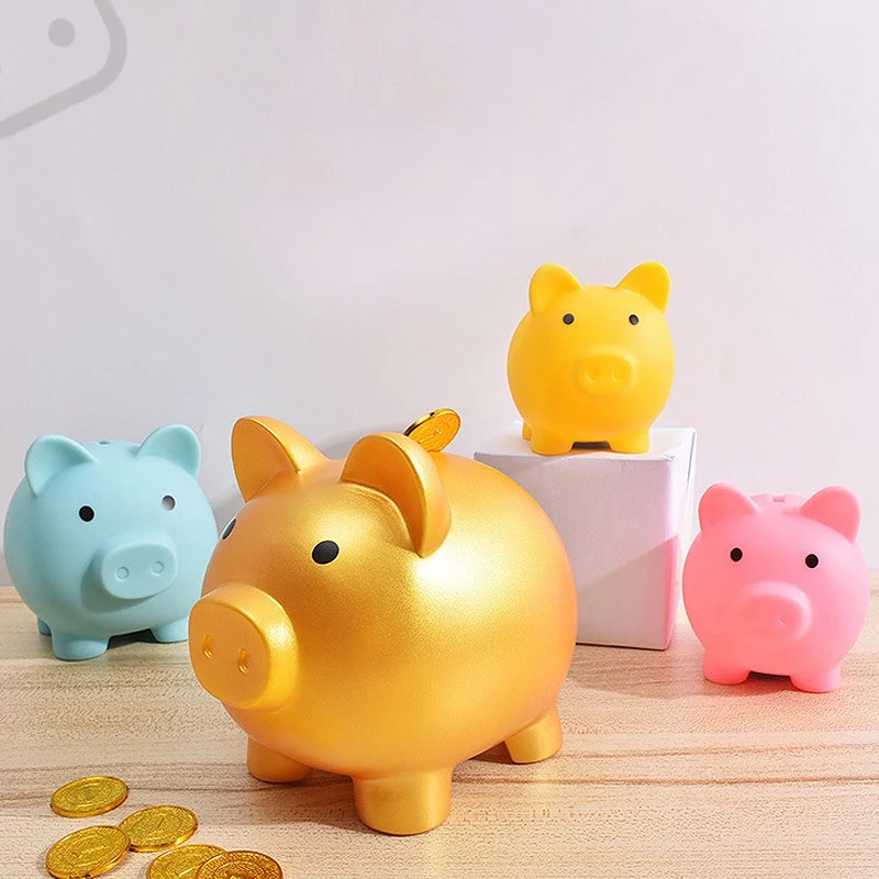 

Cute Piggy Bank Cartoon Pig Money Saving Box Creative Gifts for Children Coins Cash Storage Box Home Decoration Money Bank