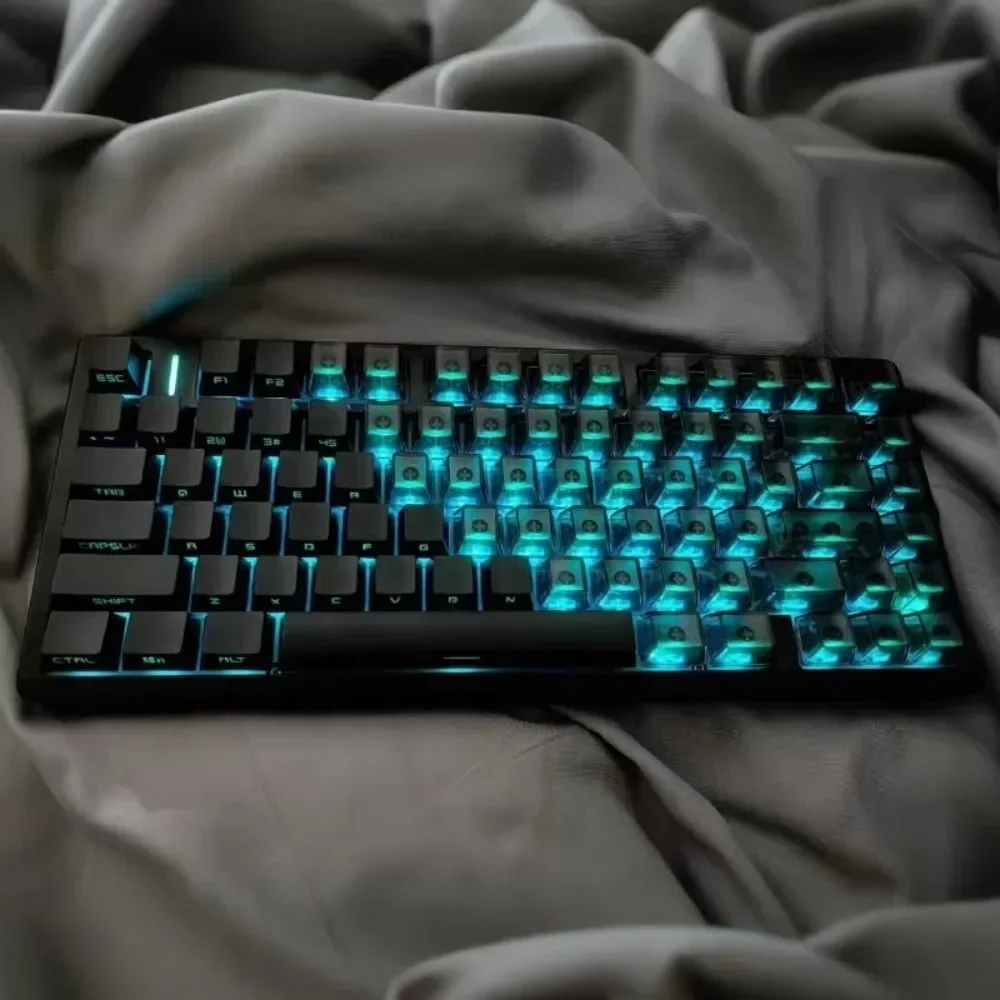 Колпачки для клавиш Wooting/ez63 130 прозрачность ПК тусклый полированный материал