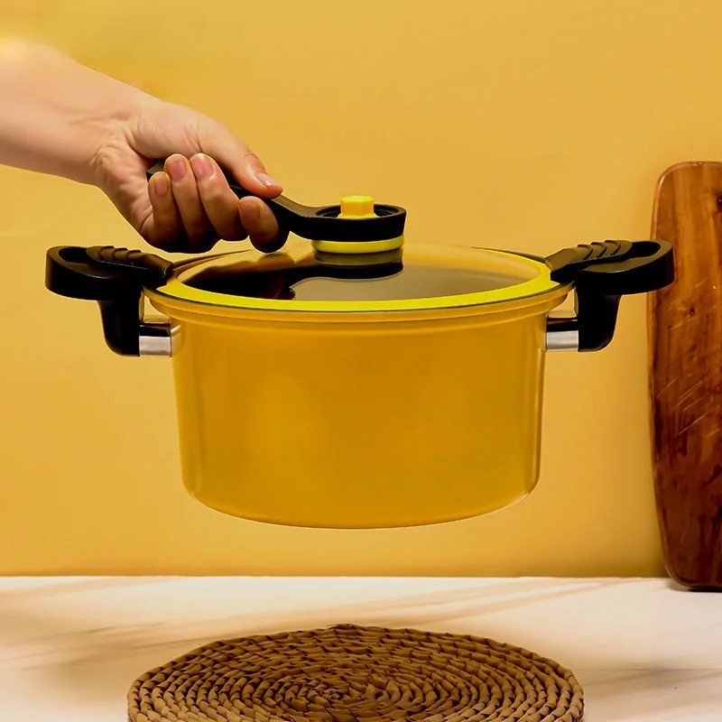 

Micro Pressure Cooker Household New Multi-functional Non-stick Pressure Cooker Soup Pot Induction Stove Gas General Cookware