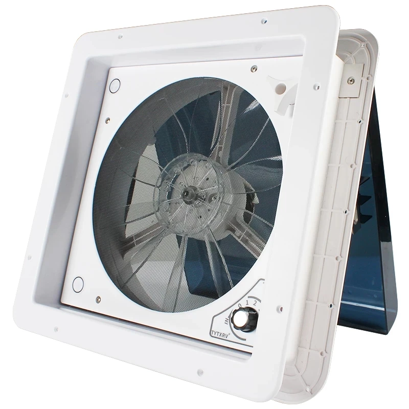 

11'' Exhaust Fan Gear Knob Speed Adjustment Without LED Sunroof Exhaust Fan Motorhome RV Accessries