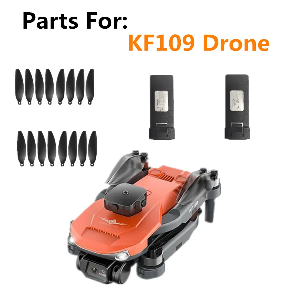 

Аксессуары для аккумулятора дрона 3,7 в 1200 мАч/лопасть пропеллера/Автомобильный Дрон KF109, Оригинальные запасные части, летающие 15 минут, аккумулятор для дрона KF109