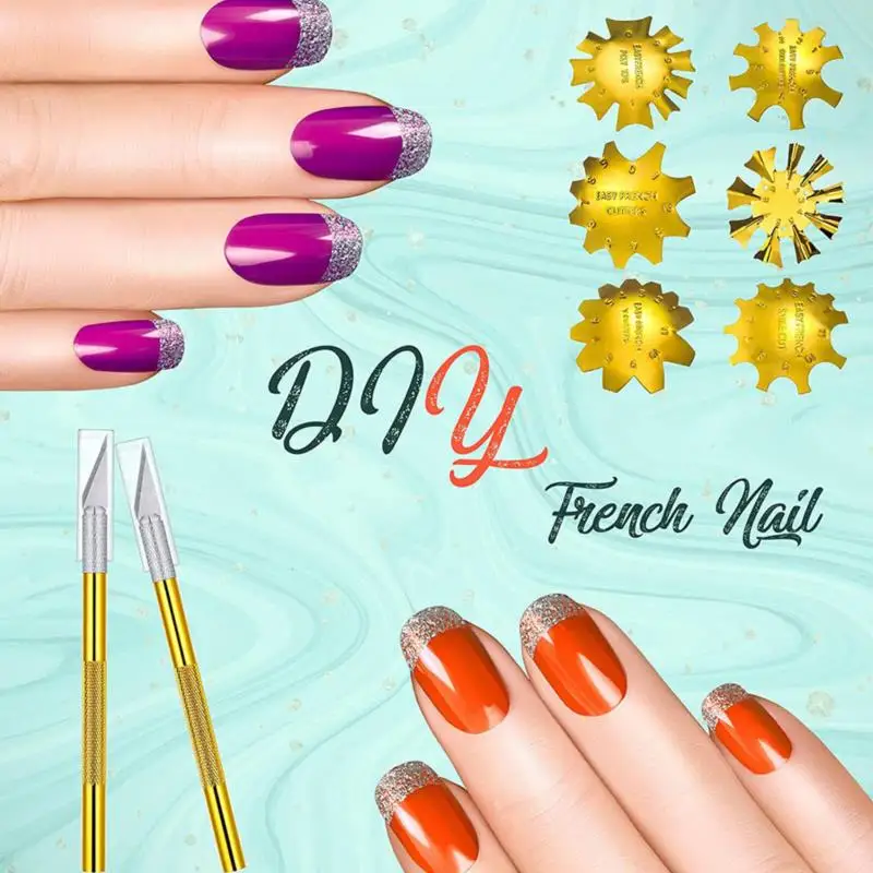 

Наконечники для французского маникюра из нержавеющей стали