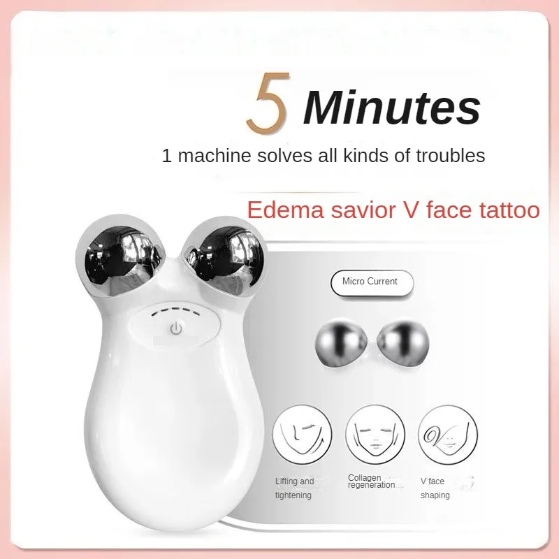 

Micro Current Beauty Instrument Face Lift Roller Home Rejuvenation Introducer V Face Massage Instrument Face Lift Machine