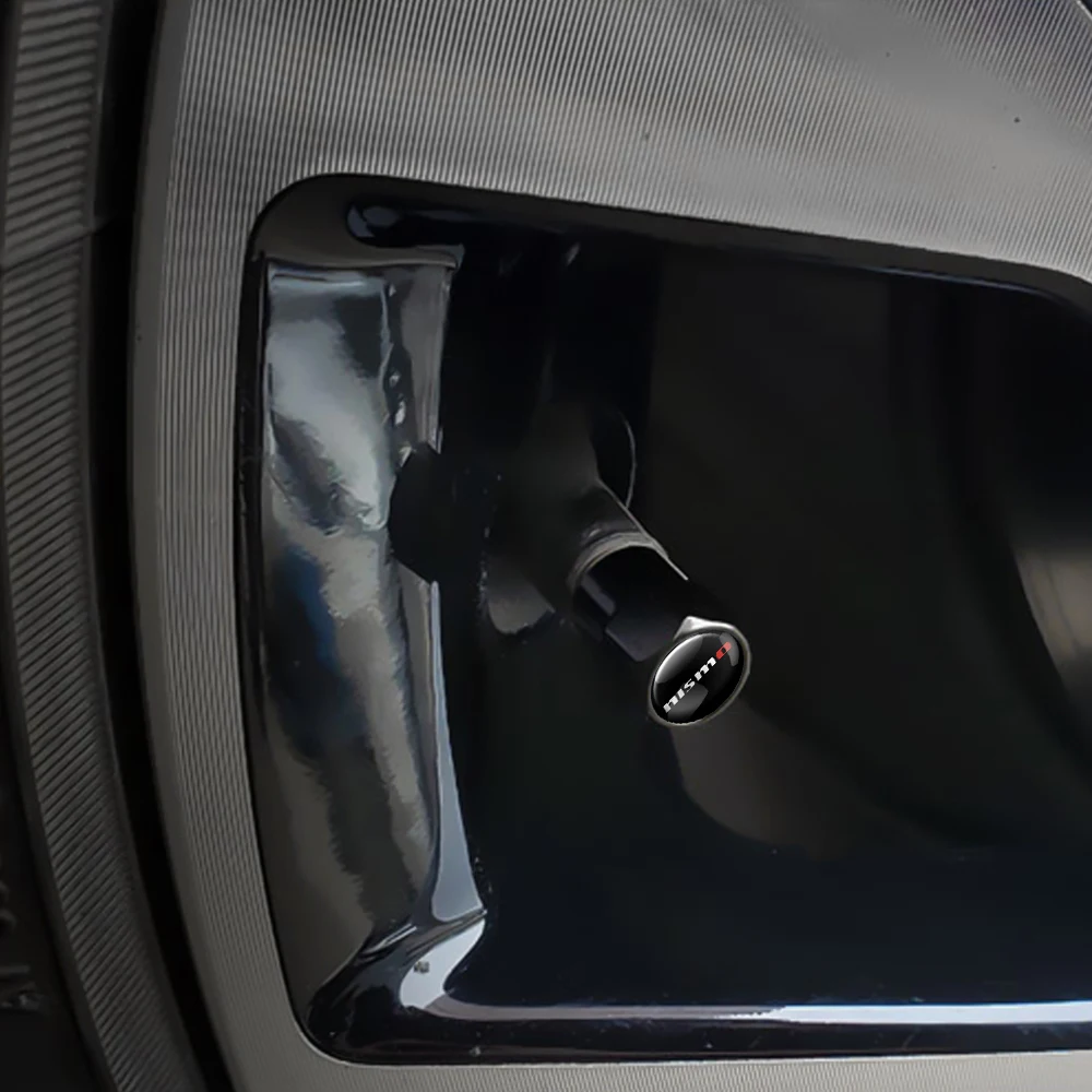 4 шт. металлические колпачки для клапанов шин колес автомобиля штока болты Nissan GTR