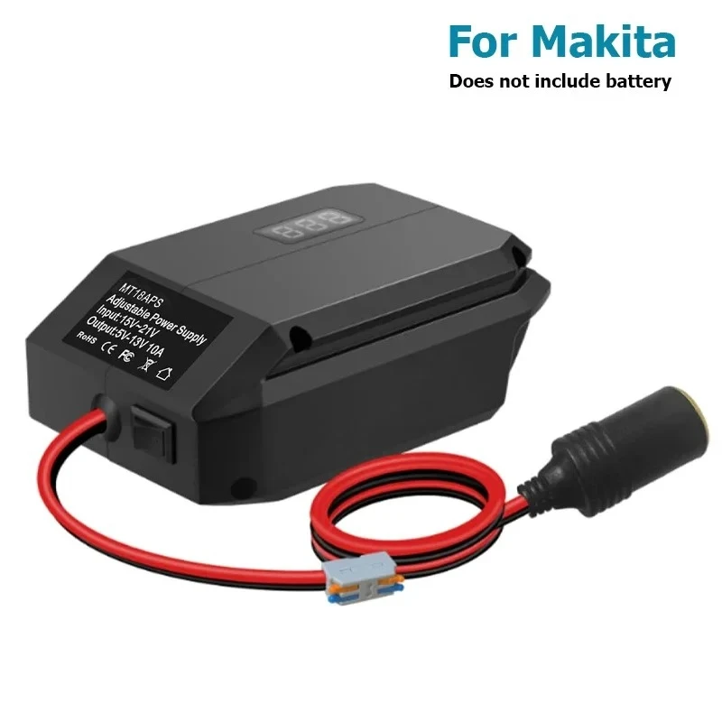 Адаптер прикуривателя для аккумуляторов Makita/Dewalt/Milwaukee/Bosch/EINHELL/Craftsman/Ryobi 18/20 В 12 В