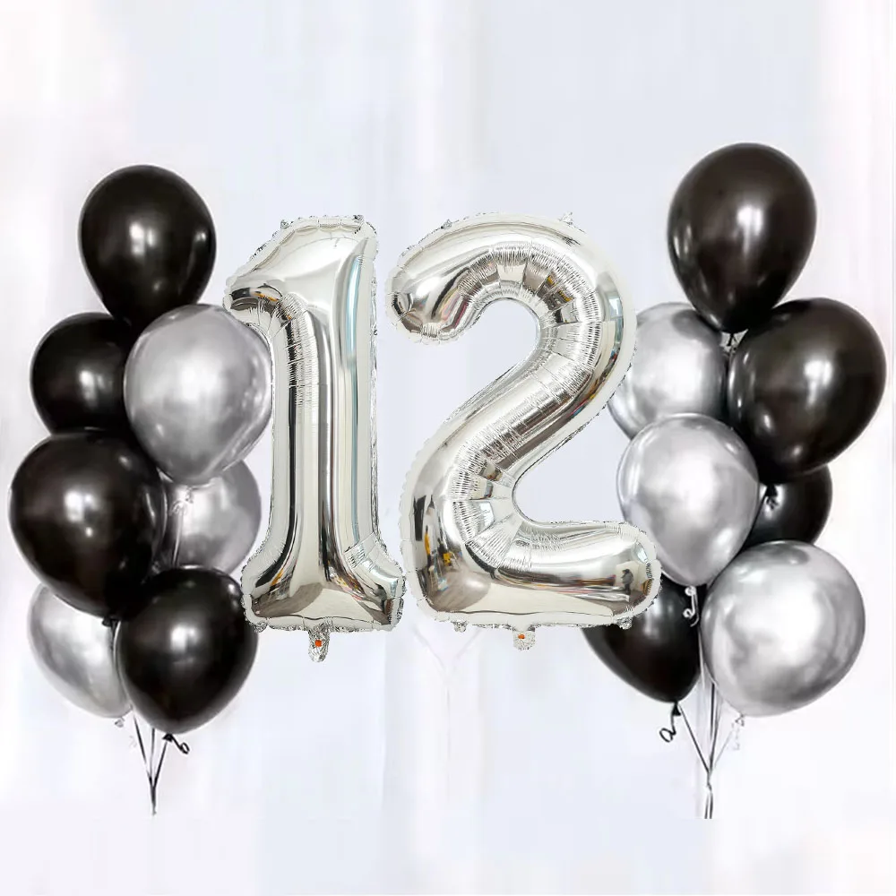 

Набор латексных шаров CatchMyParty для дня рождения 18 лет