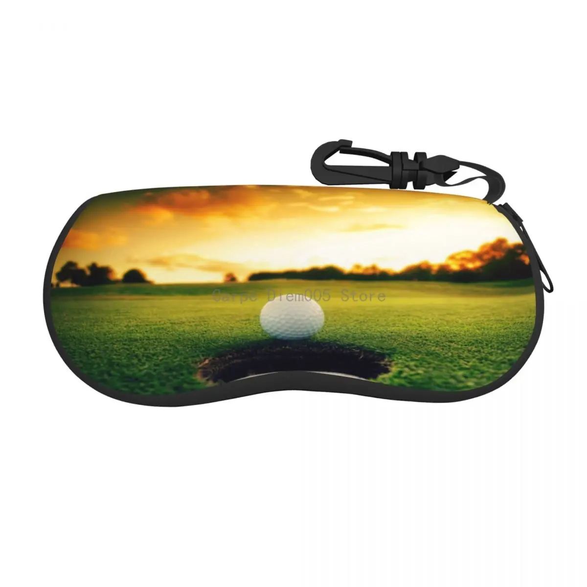 

Unisex Glasses Bag Protective Case Golf Ball Near Hole Portable Sunglasses Box Reading Eyeglasses Box
