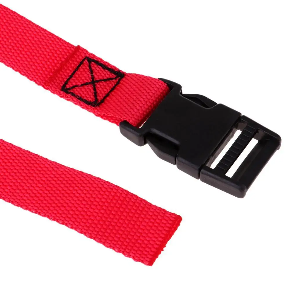 

2pcs Golf Trolley Webbing Straps Quick Release Suitcase Tie Down Belt Black