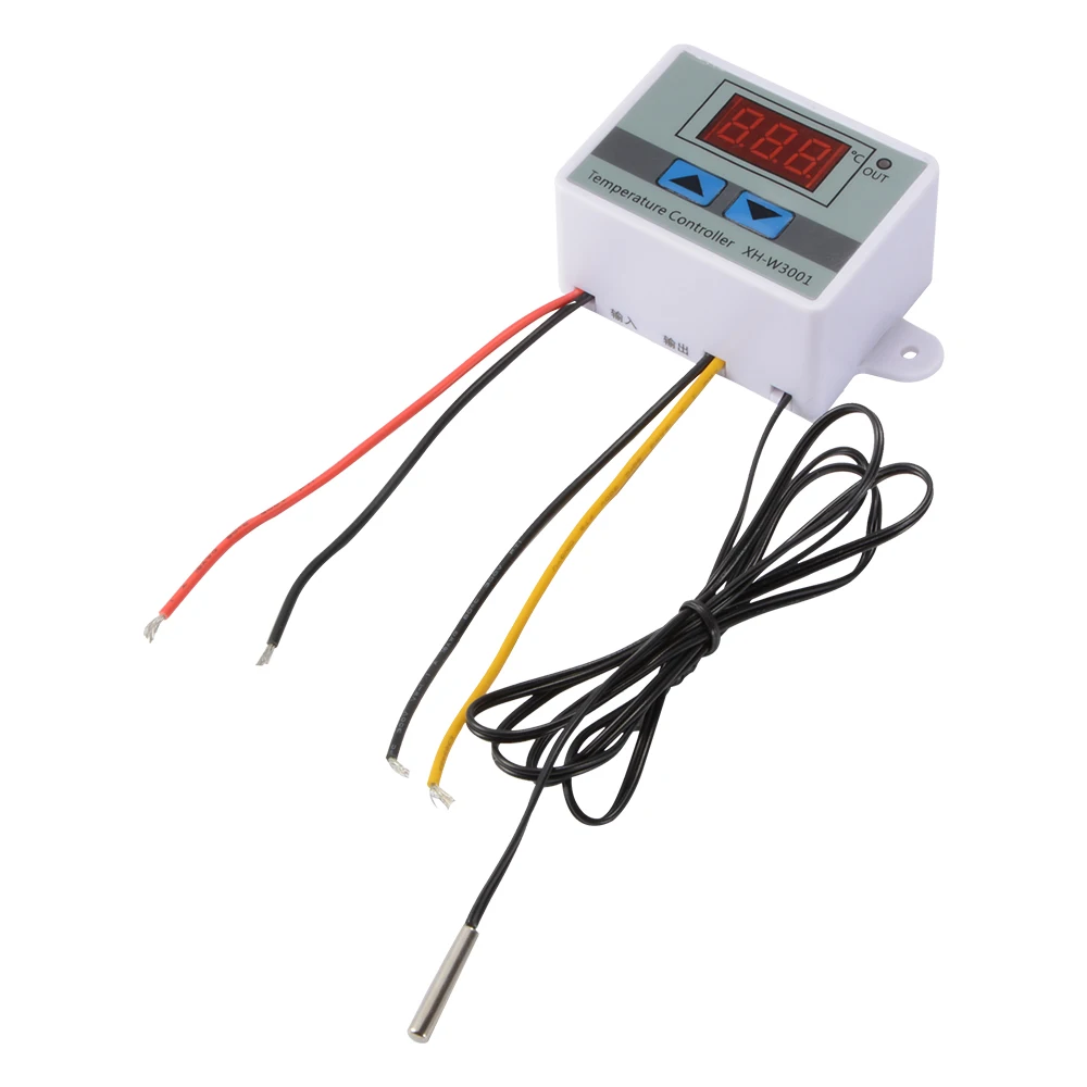 Цифровой светодиодный регулятор температуры, 10 А, 12 В, 24 В, 220 В Цифровой светодиодный регулятор температуры, 10 А, 12 В, 24 В, 220 В