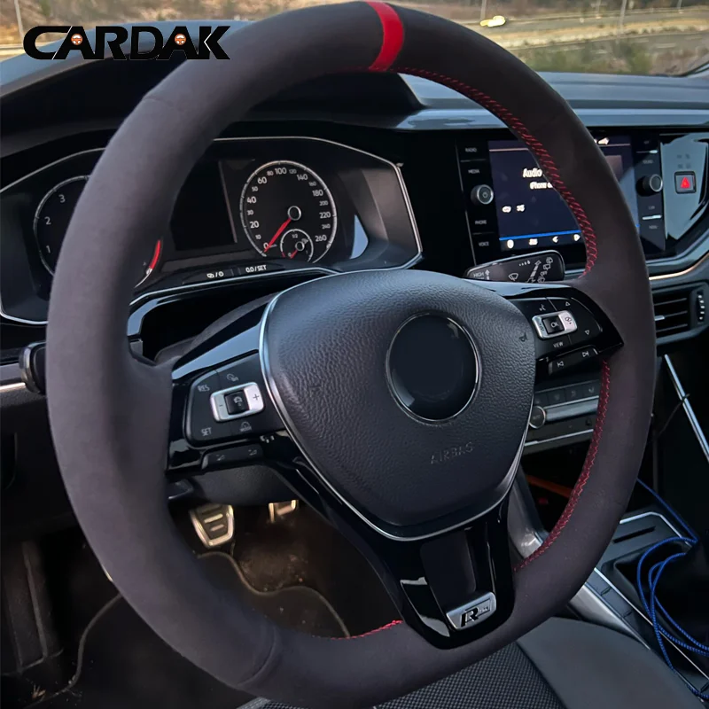 Фото Чехол на руль для Volkswagen Golf 7 VW Mk7 Polo Jetta Passat B8 №2