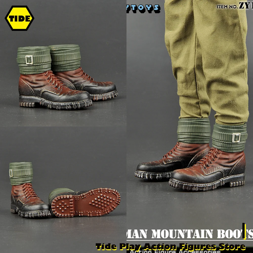 

ZYTOYS ZY1026 1/6 Male Soldier German hollow Mountain Combat Boots Model Accessories Fit 12'' Action Figures In Stock
