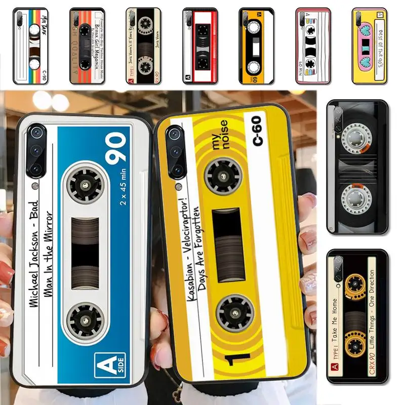 

Vintage Tape Phone Case for Xiaomi mi 5 6 8 9 10 lite pro SE Mix 2s 3 F1 Max2 3