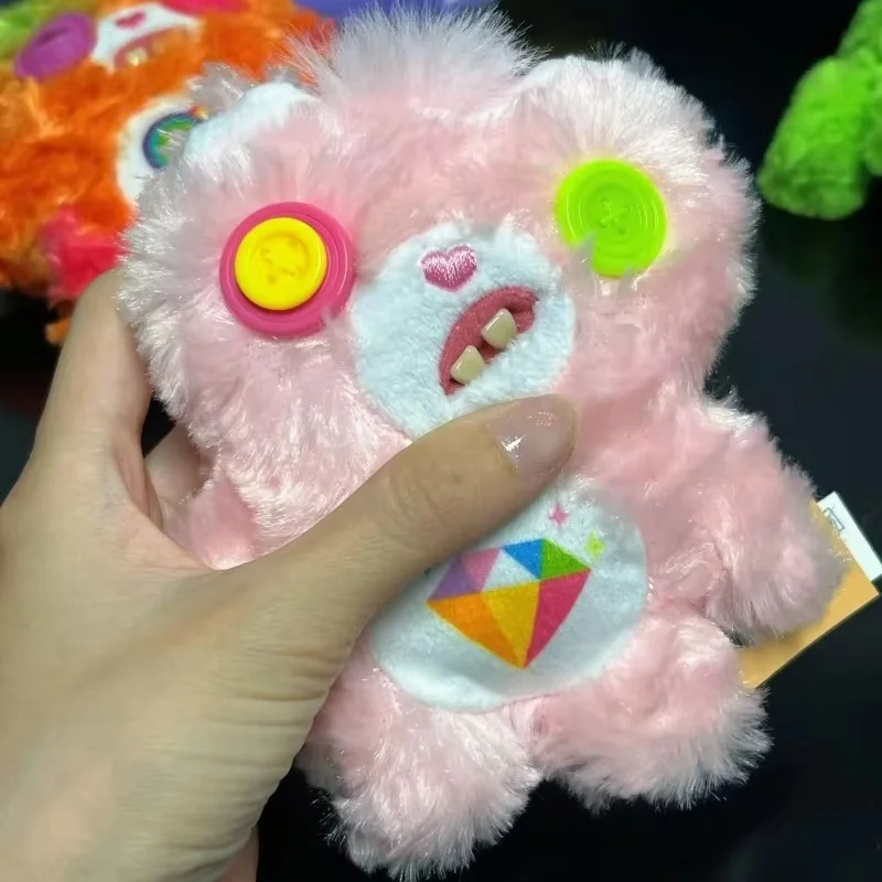 Фото Горячая распродажа: Оригинальные плюшевые брелоки Fuggler X Care Bears, серия Blind Box, коллекция плюшевых игрушек-подвесок, сюрприз-подарки №3