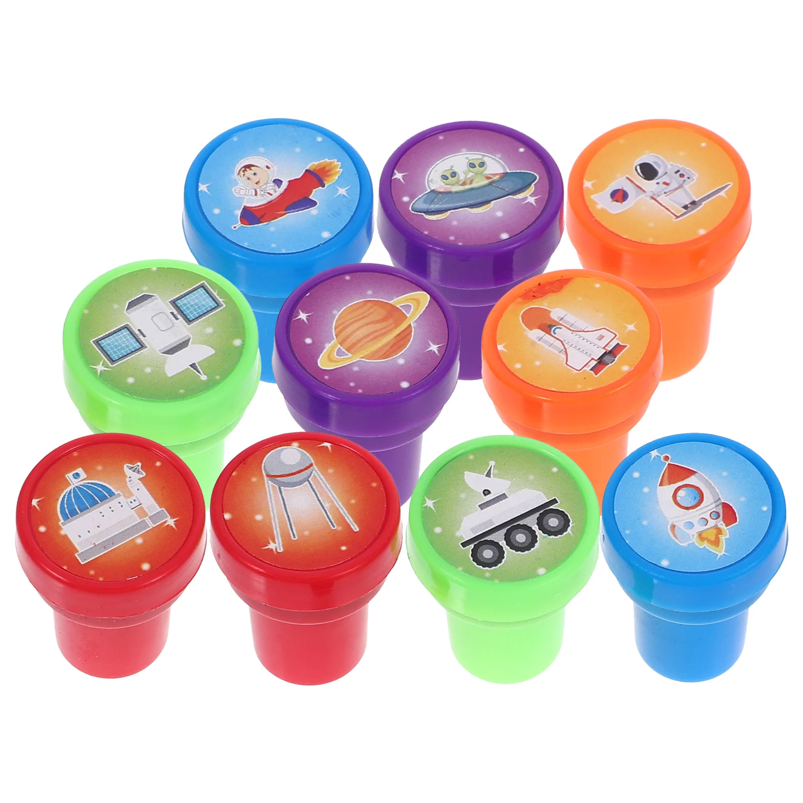 10 шт. штампы космическая Вселенная печать внешние пластиковый декор сувениры для