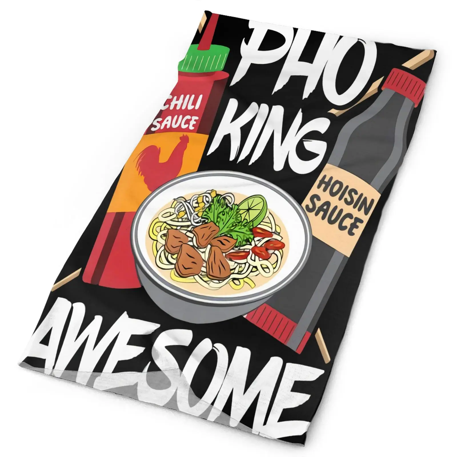 

Pho King Awesome Vietnamese Cuisine Men's Bandana Ski Man Scarf Fashion Mask Ski Head Scarf Head Scarf Tactical Mask Face Mask