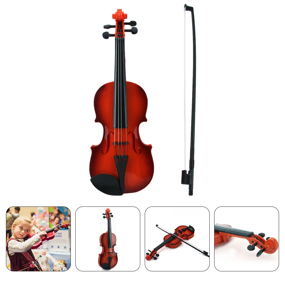 

Portable Simulated Violin Child Musical Instruments Adults Plastic Learning Toy