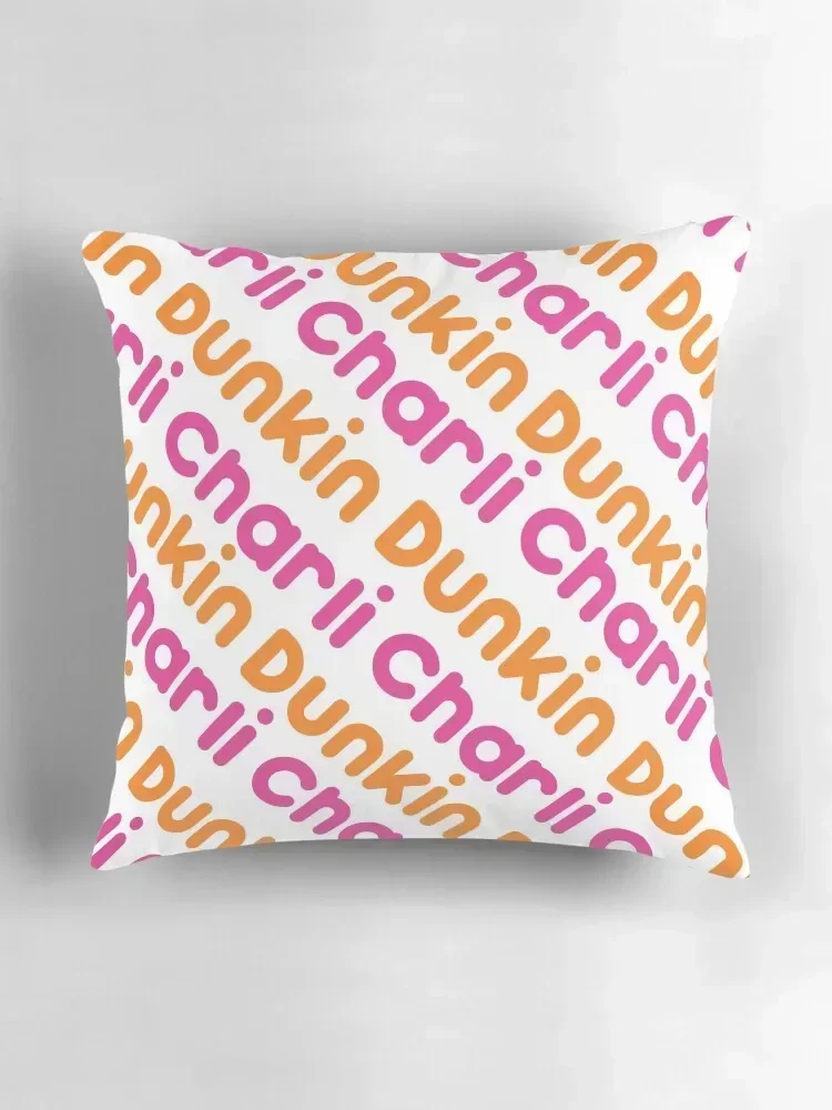 Charli Damelio Dunkin узор декоративная подушка роскошная наволочка подушки эстетические