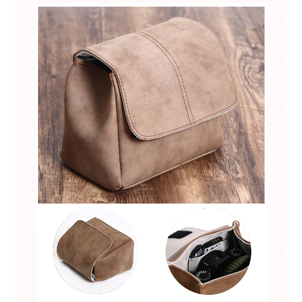 

Portable Camera Bag For Canon EOS M50 M6 M6II M100 M200 RP R6 R5 Sony A7C A7 A7RII A7M3 A6400 A6500 A6600 Protective pouch