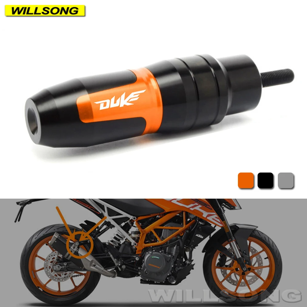 Защита от удара выхлопной трубы для DUKE RC 125 200 390 глушитель защита падения