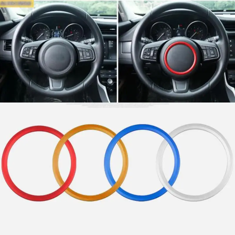 

Car Steering Wheel Badge Decal Badge Trim Cover for Jaguar XF X760 XE X260 F-PACE X761 E-PACE X540 R Sport XFL XEL Accessories