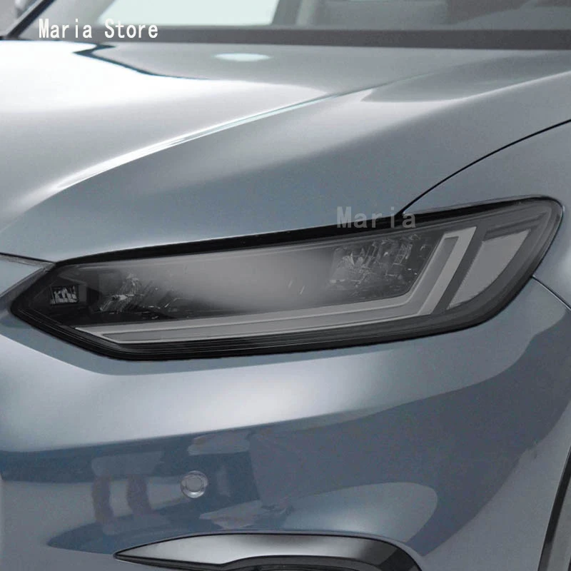 

For Honda ZRV 2021-2023 Accessories Car Headlight Protective Film Transparent Black TPU Sticker