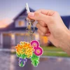 5/6/8pcs Diamond Painting Keychain 5D DIY Special-shaped Full Drill Diamond Embroidery Key Ring Pendant Women Bag Decor Gift 5