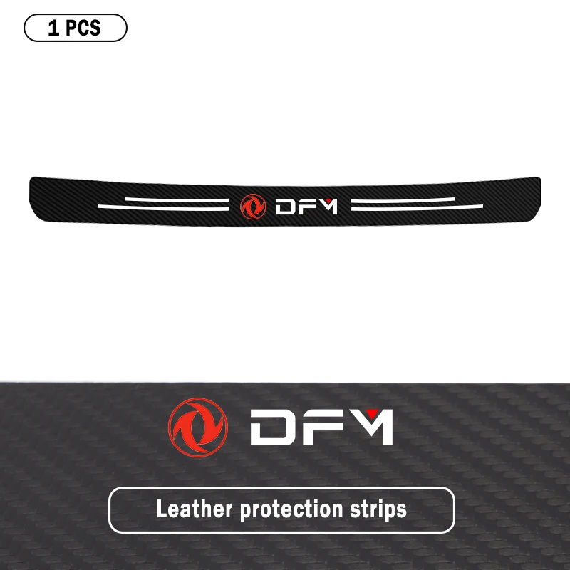 

Защитная пластина для заднего бампера автомобиля, Противоударная защитная наклейка из углеродного волокна для Dongfeng DFM AX7 H30 S30 DFSK SX5 SX6 AX4 P11