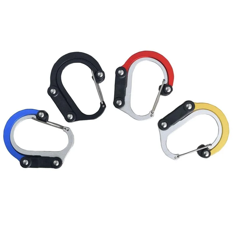 

Rotating Hook Strong Clips Camping Hiking Travel Backpack Mountain Climbing Outdoor Gadget Carabiner Hybrid Gear