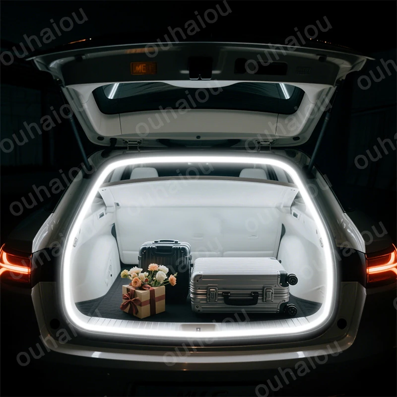

ДЛЯ MG7 задний багажник, светодиодные полосы, полосы для внутренней декоративной лампы багажника, атмосферный свет для багажа