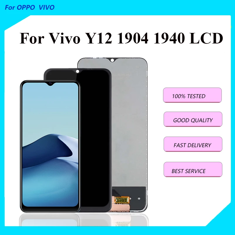 

For VIVO Vivo Y12 LCD Display Touch Screen Digitizer Assembly Replacement For Vivo Y12 1904 1940 LCD Display