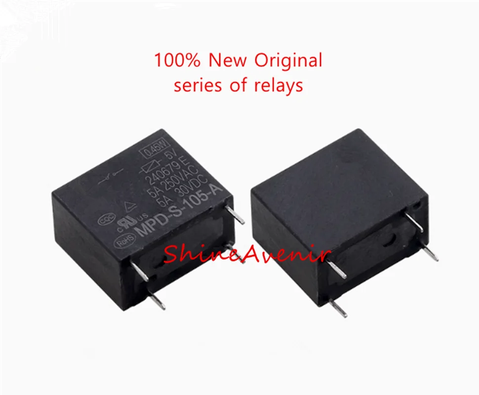 15 шт. MPD-S-105-A 5A MPD-S-112-A MPD-S-124A Оригинальное реле без герметичного воздушного