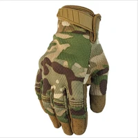 multicam camo tactical gloves army military combat airsoft bicycle outdoor cycling shooting paintball hunting full finger glove