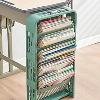 5 layers book storage rack books magazines newspaper storage rack convenient and space saving bookshelf classroom home office
