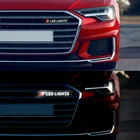 Автомобильная светодиодная Передняя решетка для Audi Sline Quattro A1 A3 A4 A5 A6 A7 A8 Q1 Q3 Q5 Q7 TT B5 B6 B7 B8 8P 8V 8L C6 C7 4F