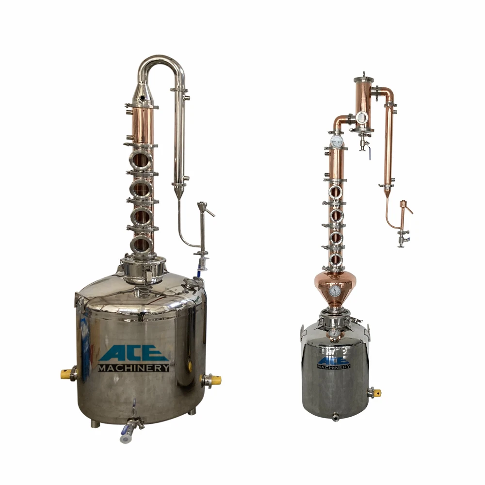 

Rum Distillery Copper Pot Still Alcohol Distillation 13 Gallon 26 Gallon 53 Gallon