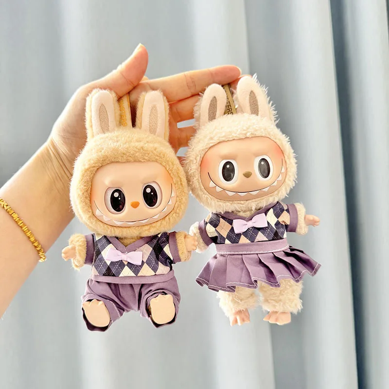 Одежда для кукол аксессуары Кореи Kpop EXO 17 см Labubu V2 V1 плюшевая кукольная одежда Idol