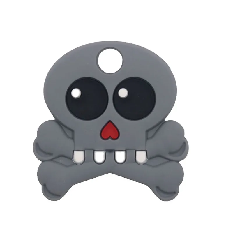

1pcs Baby Silicone Teether BPA Free Food Grade Chews Silicone Nursing Teething Necklace Accessories Cartoon Toys For Newborns